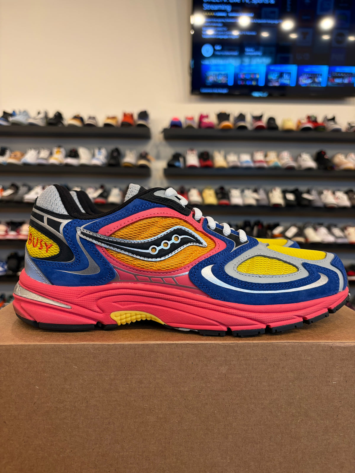 Saucony Grid Jazz 9 Jae Tips I Love You But I'm Busy Size 11 Pre-Owned (No Box)