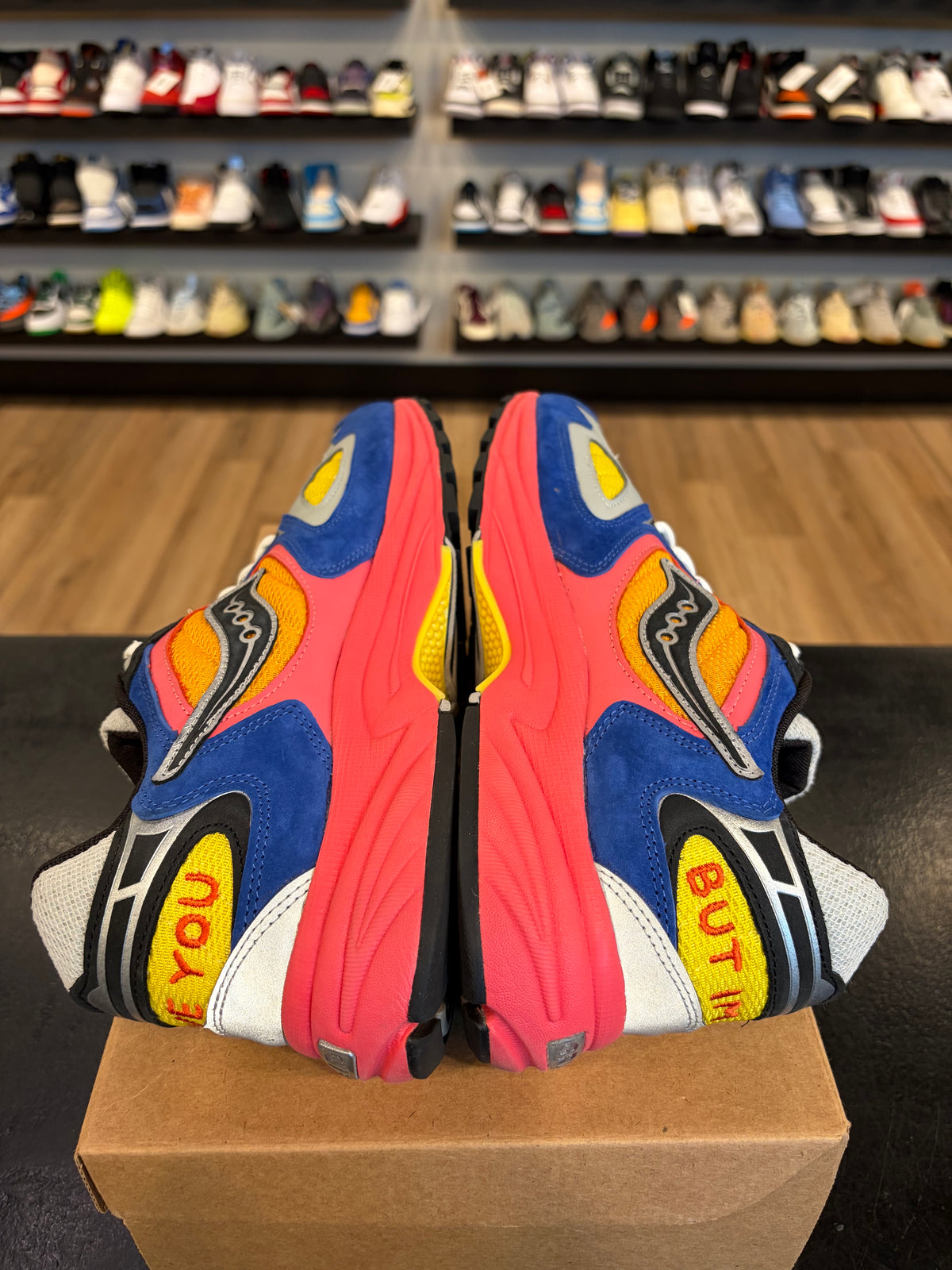 Saucony Grid Jazz 9 Jae Tips I Love You But I'm Busy Size 11 Pre-Owned (No Box)