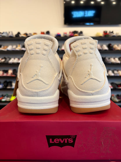 Jordan 4 Levi's White Size 11 Brand New