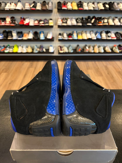 Jordan 18 Black Sport Blue Size 9.5 Brand New