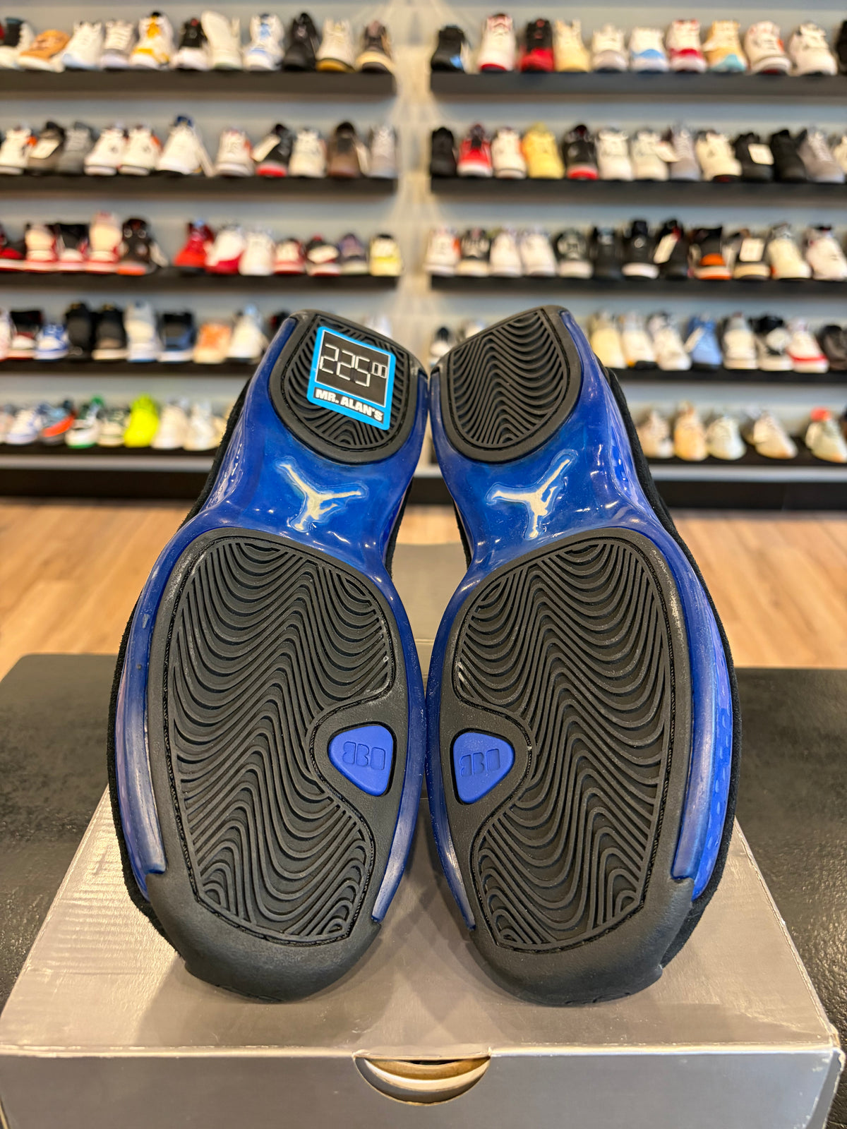 Jordan 18 Black Sport Blue Size 9.5 Brand New