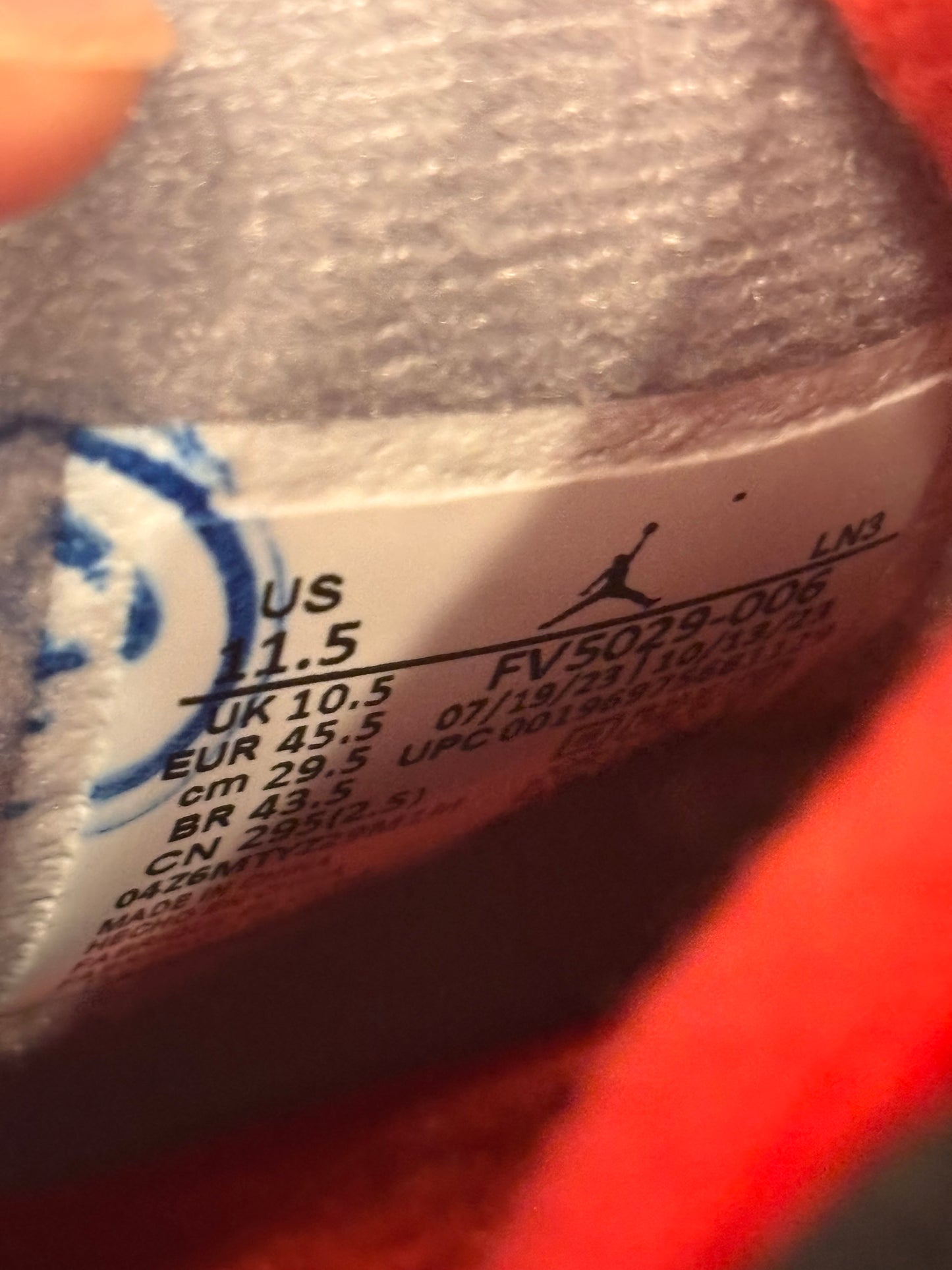 Jordan 4 Bred Reimagined Size 11.5 Brand New (No Box)