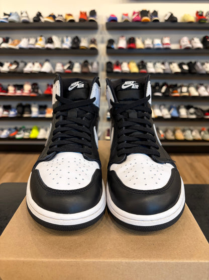 Jordan 1 Black White Size 12 Pre-Owned (No Box)