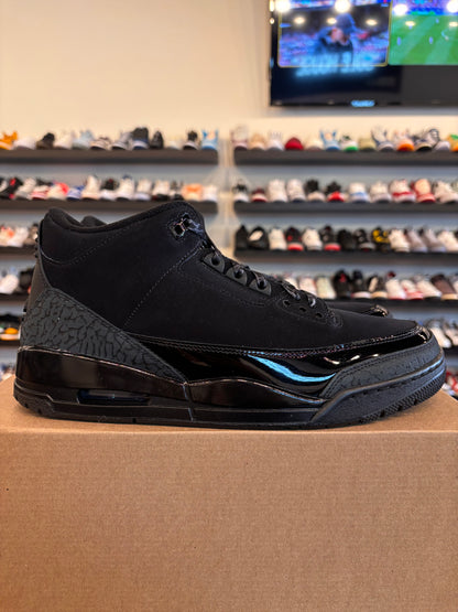 Jordan 3 Black Cat Size 11 Pre-Owned (No Box)
