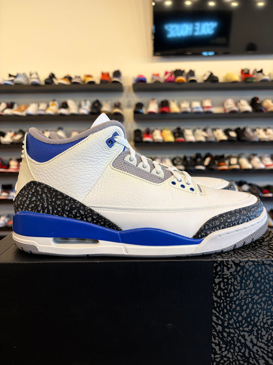 Jordan 3 Racer Blue Size 12 Pre-Owned
