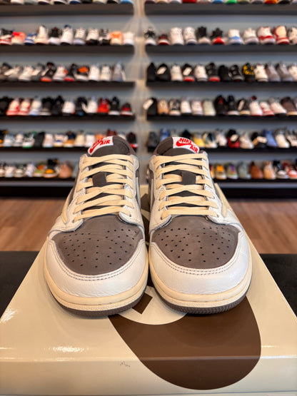 Jordan 1 Low Travis Scott Reverse Mocha Size 9 Pre-Owned