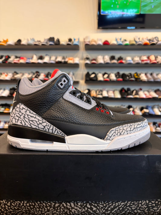 Jordan 3 Black Cement 2018 Size 8 Brand New