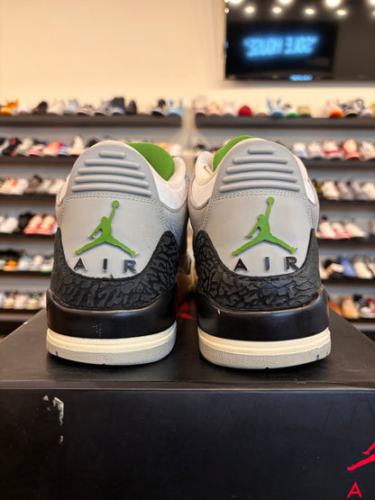 Jordan 3 Chlorophyll Size 12.5 Pre-Owned