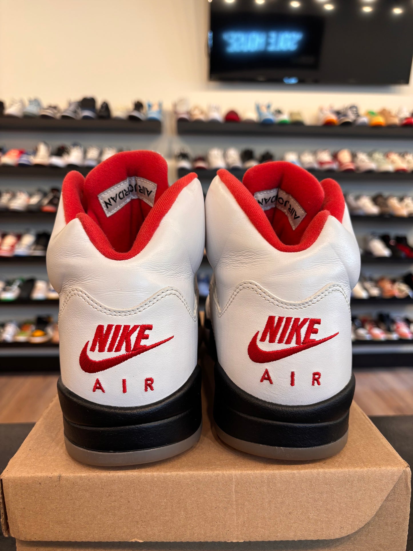 Jordan 5 Fire Red 2020 Size 11.5 Pre-Owned (No Box)