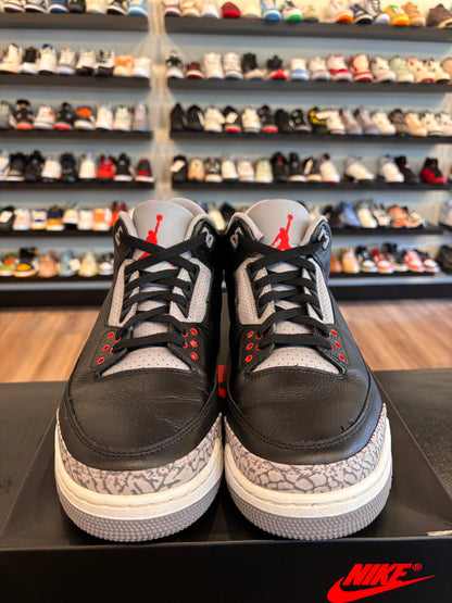 Jordan 3 Black Cement 2024 Size 12 Pre-Owned