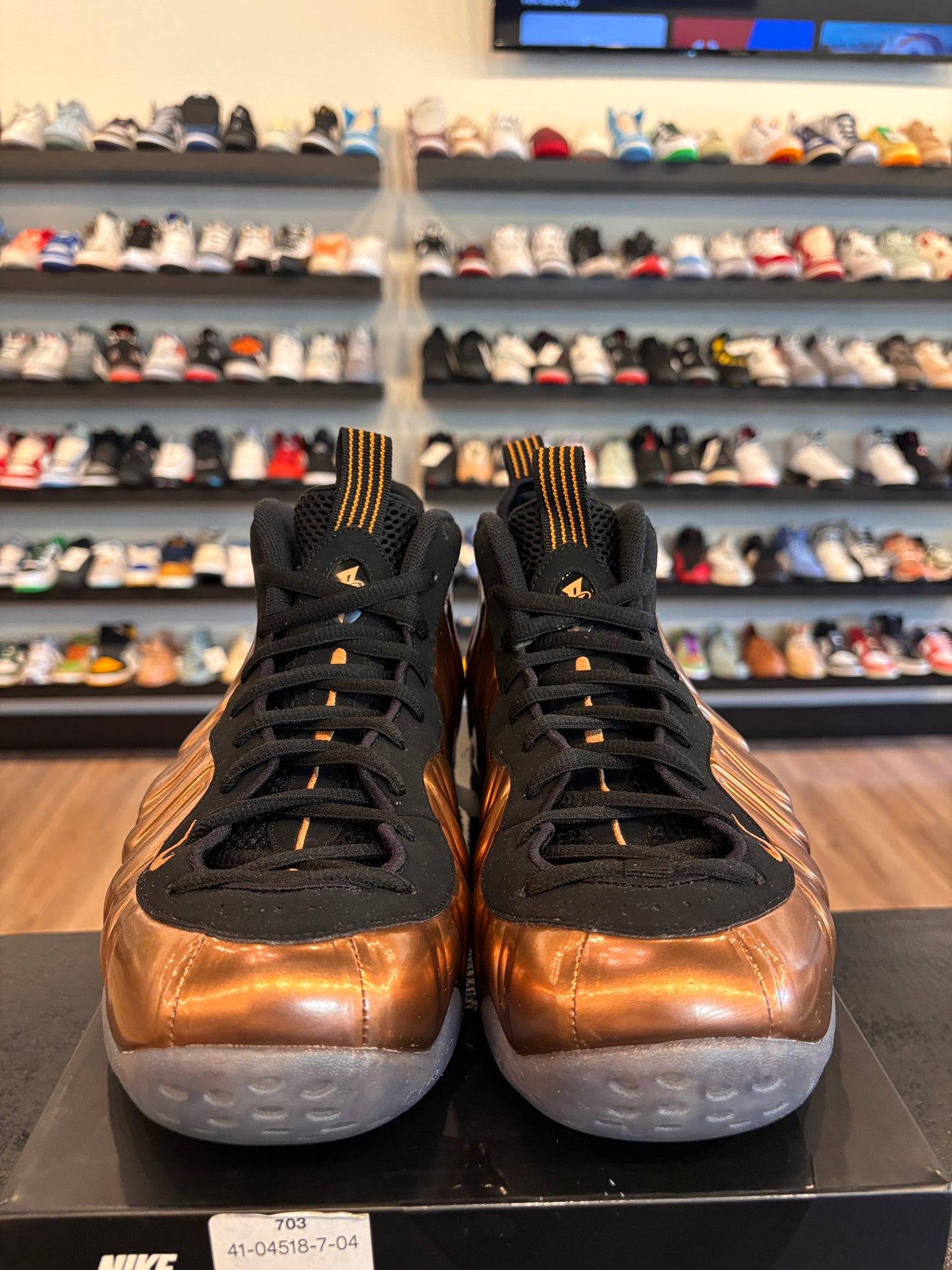 Nike Foamposite Copper 2017 Size 12 Pre-Owned