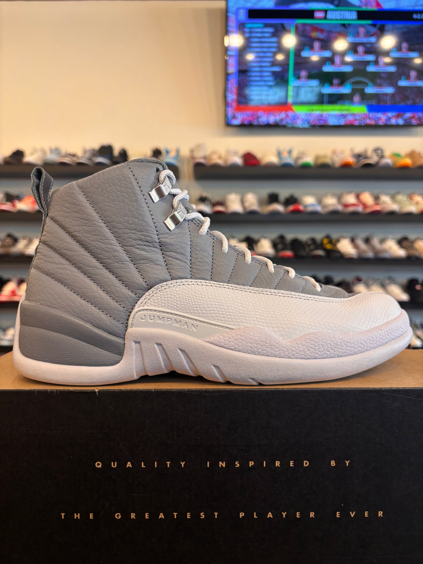 Jordan 12 Stealth Size 9 Pre-Owned