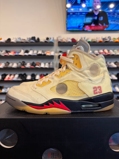 Jordan 5 Off-White Sail Size 8.5 Pre-Owned