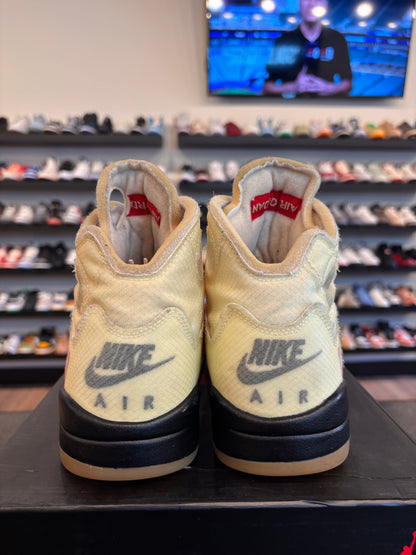 Jordan 5 Off-White Sail Size 8.5 Pre-Owned