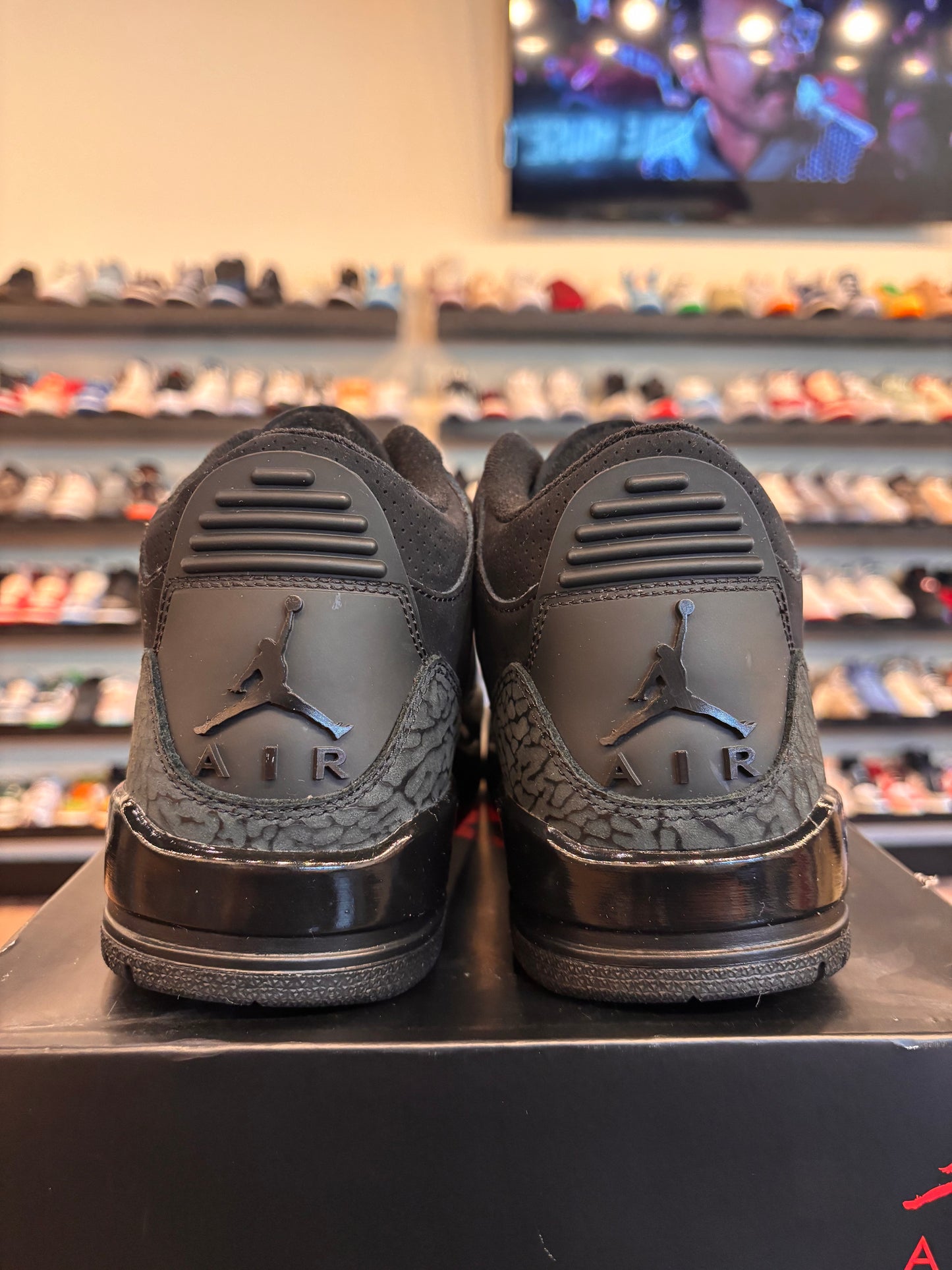 Jordan 3 Black Cat Size 8 Pre-Owned