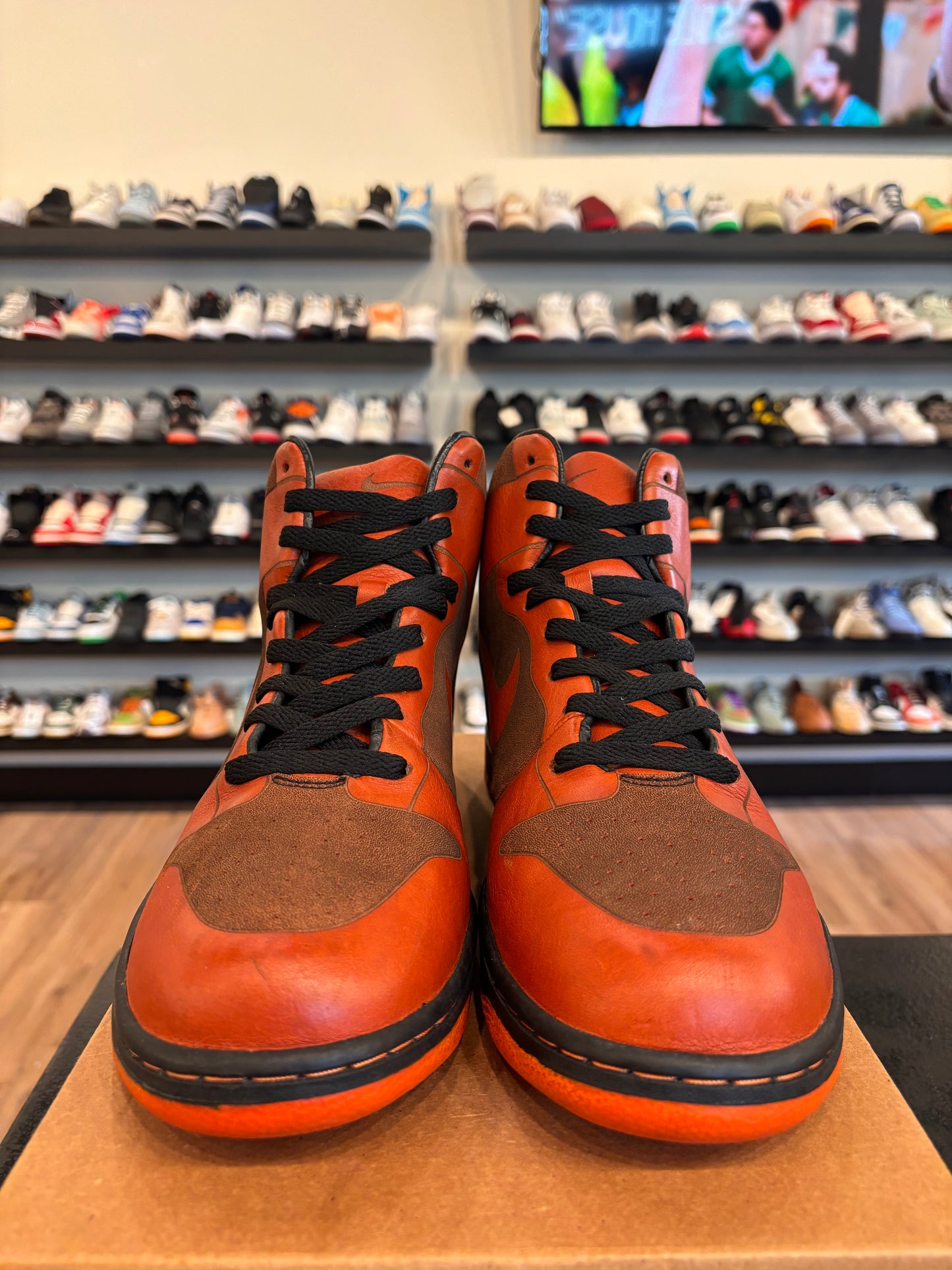 Nike Dunk High Laser Spice Size 12 Pre-Owned (No Box)
