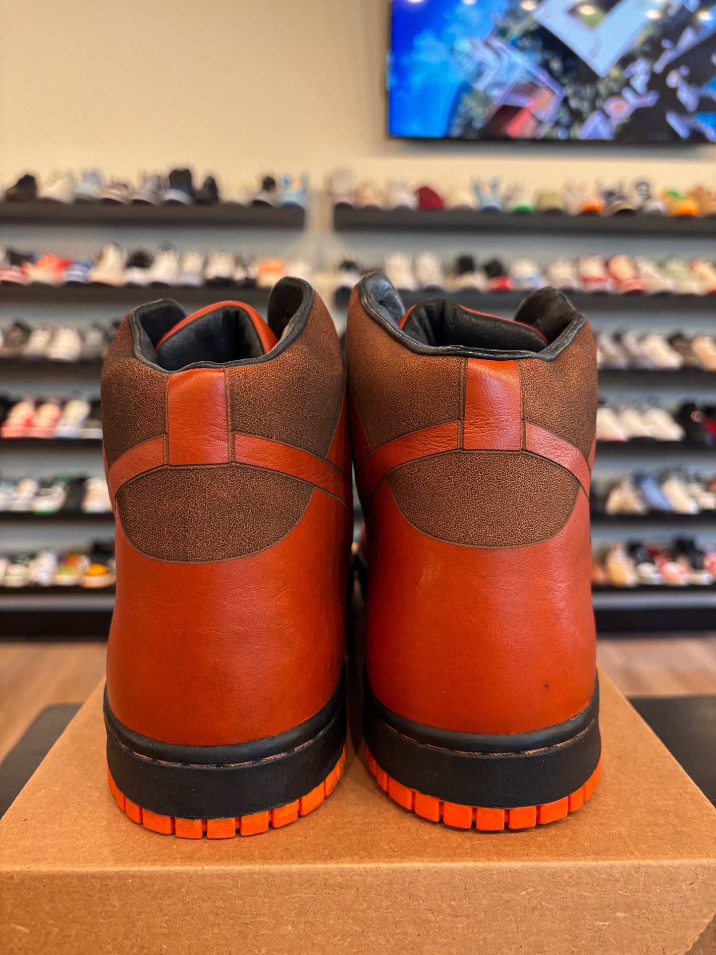 Nike Dunk High Laser Spice Size 12 Pre-Owned (No Box)