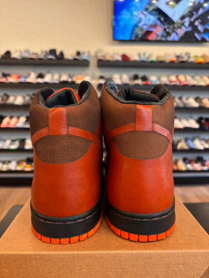 Nike Dunk High Laser Spice Size 12 Pre-Owned (No Box)