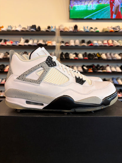 Jordan 4 White Cement Golf Size 10.5 Brand New