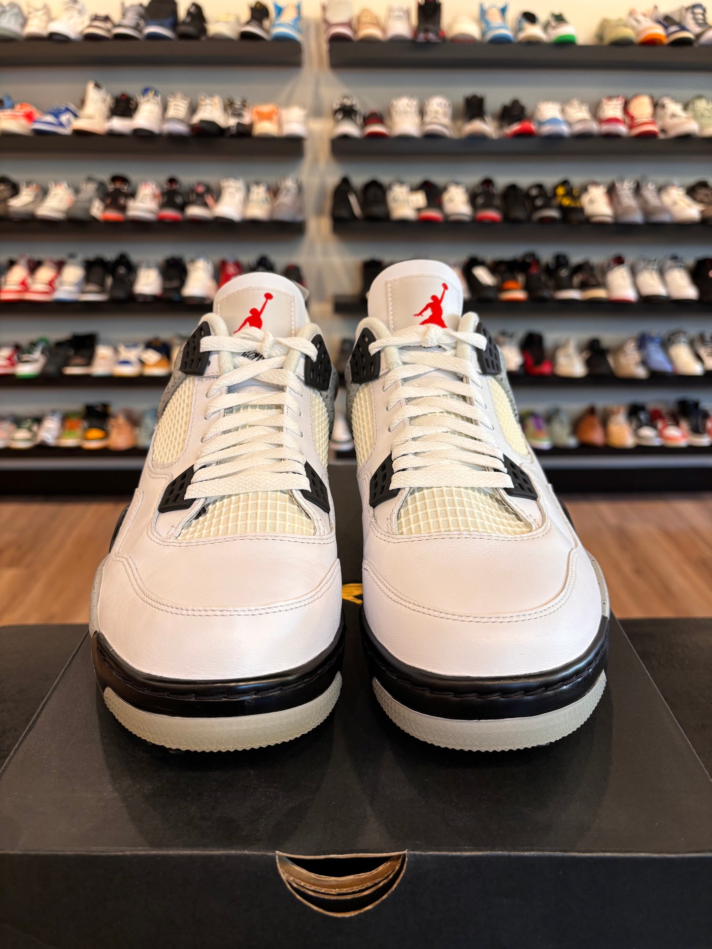 Jordan 4 White Cement Golf Size 10.5 Brand New