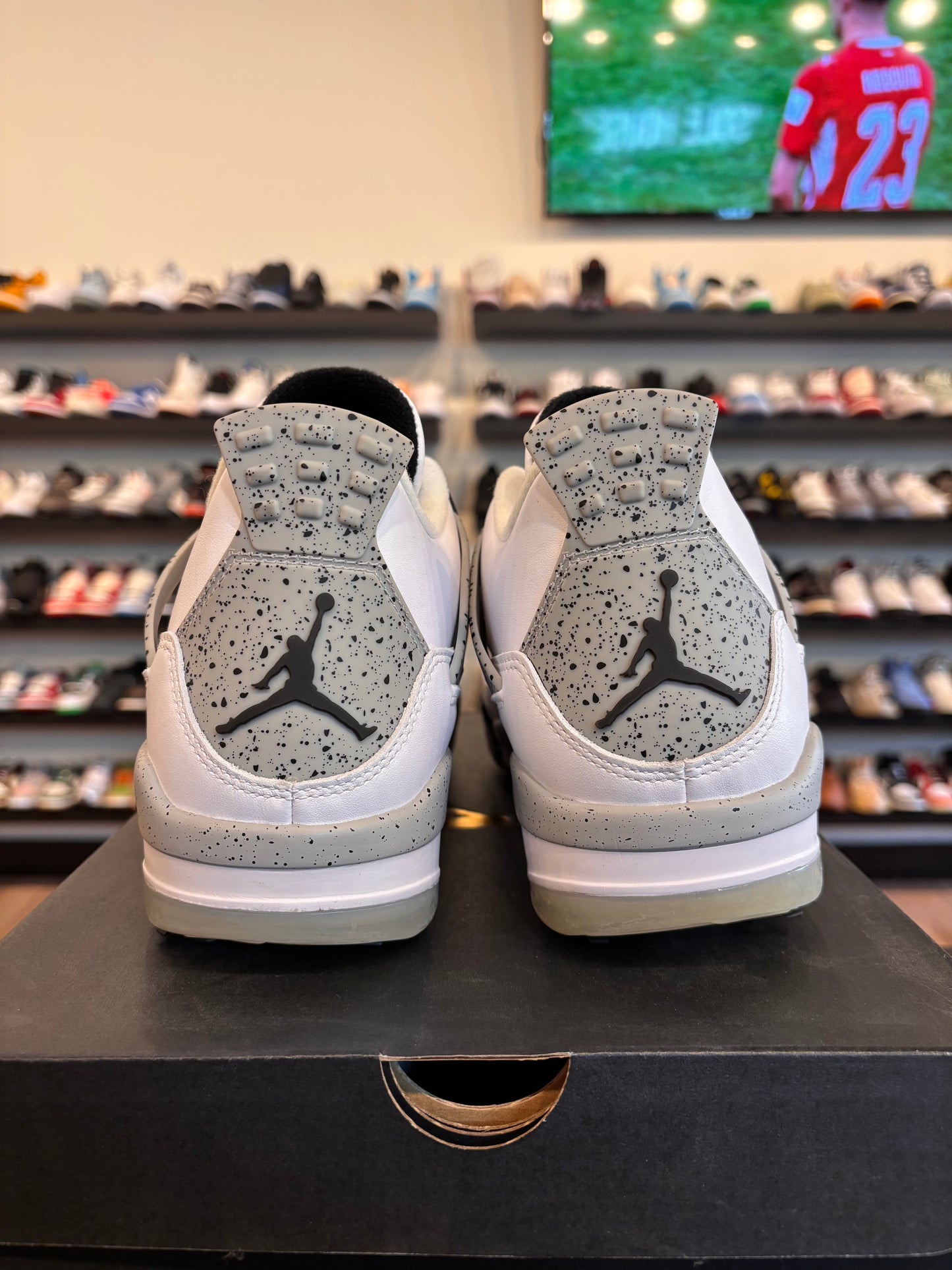 Jordan 4 White Cement Golf Size 10.5 Brand New