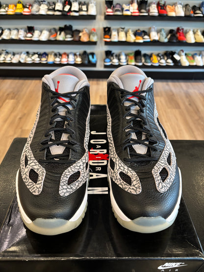 Jordan 11 Low IE Black Cement Size 13 Pre-Owned