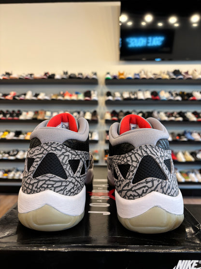 Jordan 11 Low IE Black Cement Size 13 Pre-Owned