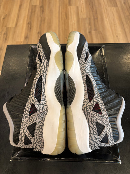Jordan 11 Low IE Black Cement Size 13 Pre-Owned