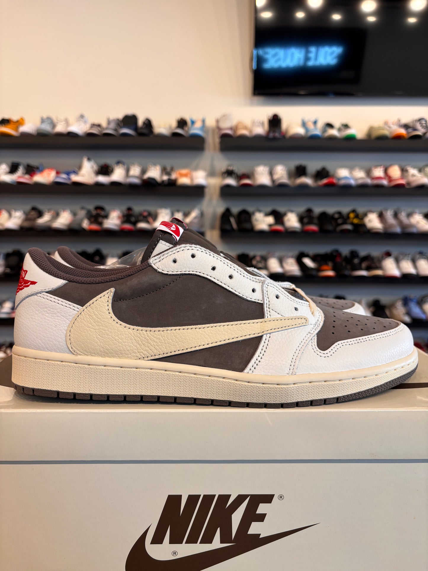 Jordan 1 Low Travis Scott Reverse Mocha Size 13 Brand New