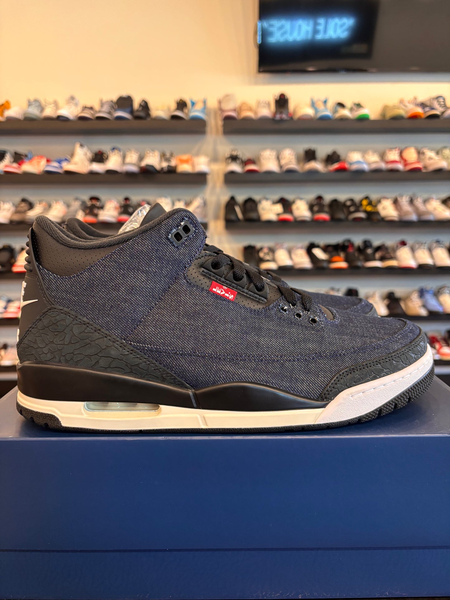 Jordan 3 Levi Indigo Size 12 Brand New