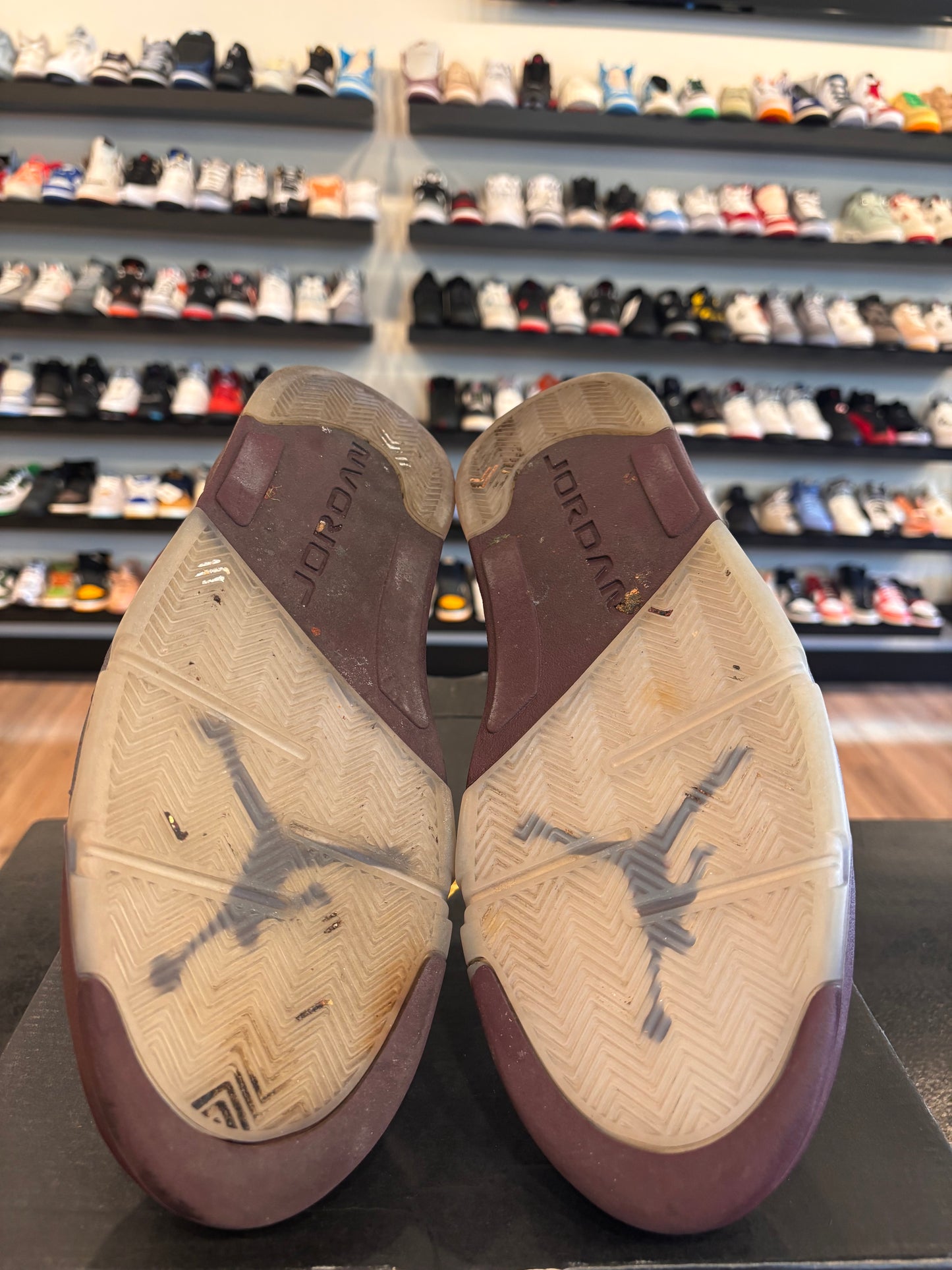 Jordan 5 Burgundy Size 12 Pre-Owned (No Box)
