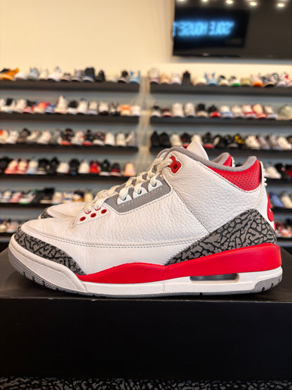 Jordan 3 Fire Red 2022 Size 7 Pre-Owned
