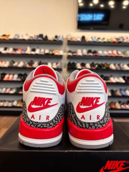 Jordan 3 Fire Red 2022 Size 7 Pre-Owned