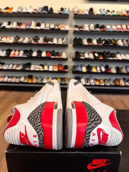 Jordan 3 Fire Red 2022 Size 7 Pre-Owned