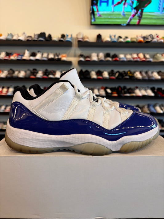Jordan 11 White Concord Size 9.5 (11W) Pre-Owned