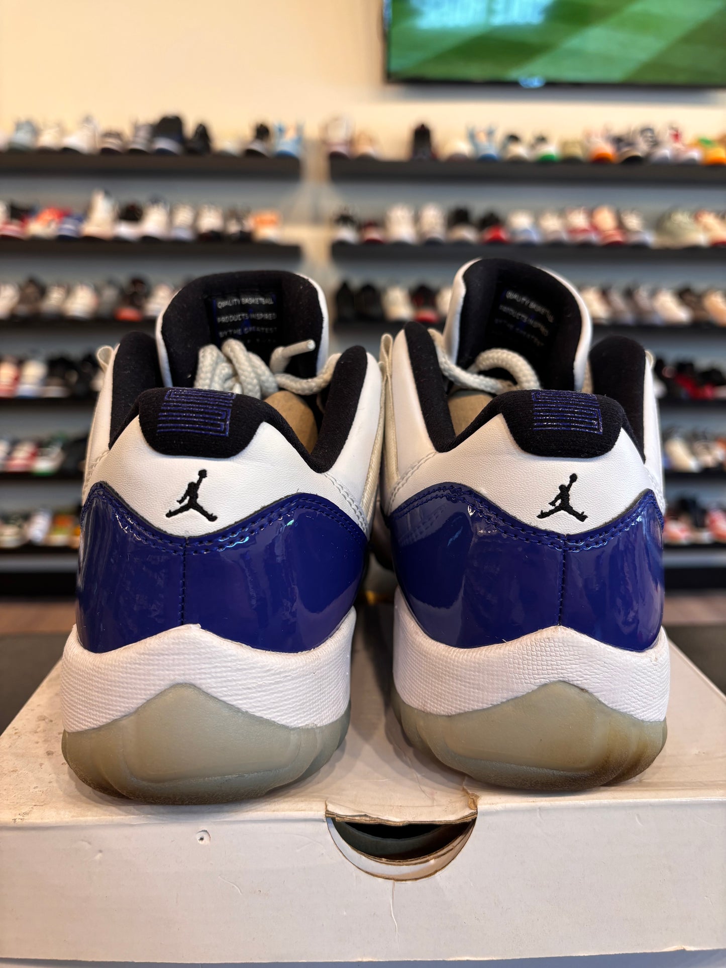 Jordan 11 White Concord Size 9.5 (11W) Pre-Owned