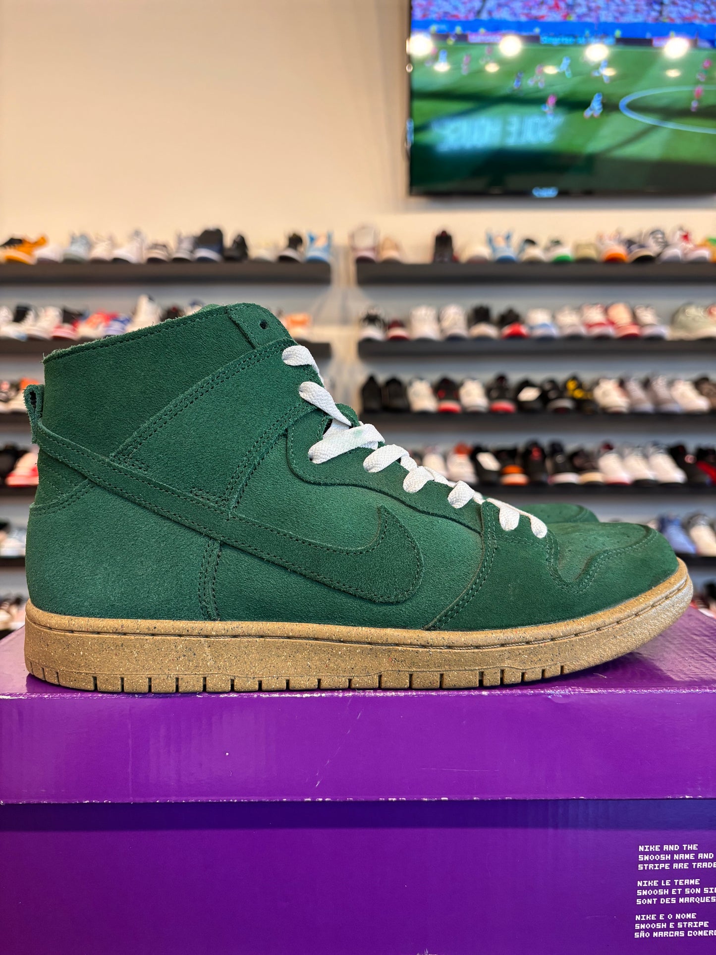 Nike SB Dunk High Decon Gorge Green Size 10.5 Pre-Owned