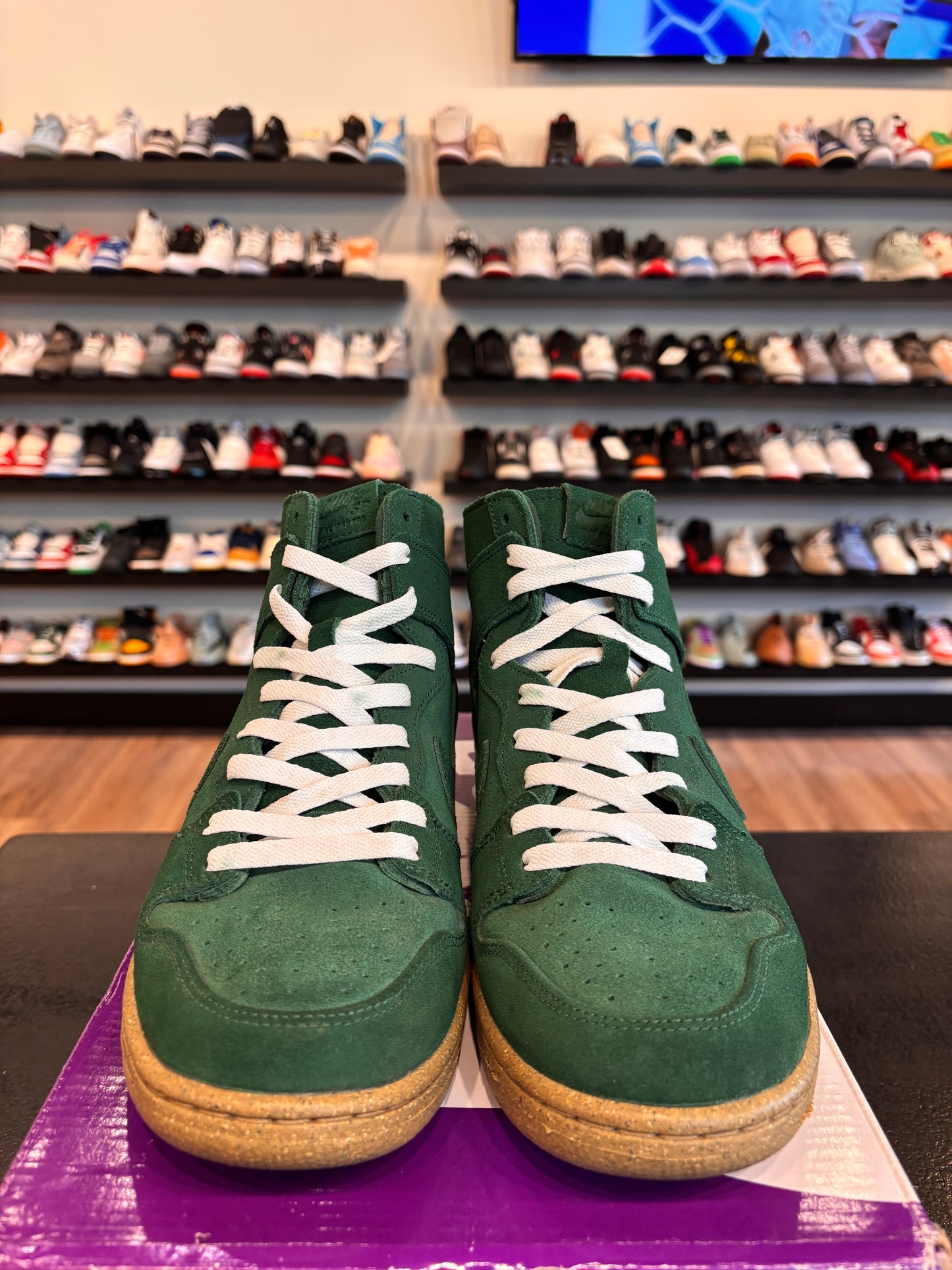 Nike SB Dunk High Decon Gorge Green Size 10.5 Pre-Owned