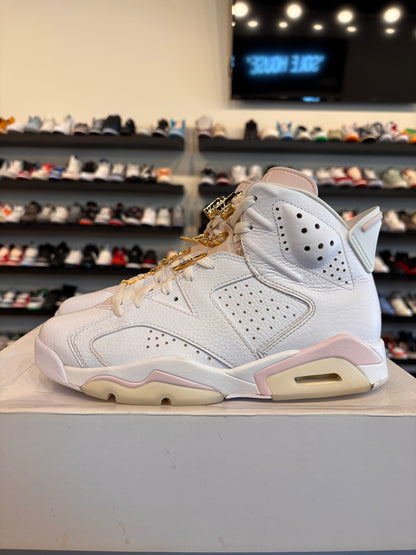 Jordan 6 Gold Rings Size 6.5Y (8W) Pre-Owned