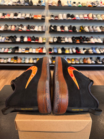 Nike Book 2 Rising Sun Black Orange Size 12 Brand New (No Box)
