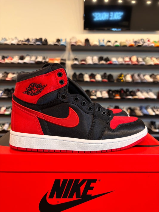 Jordan 1 Satin Bred Size 6Y (7.5W) Brand New