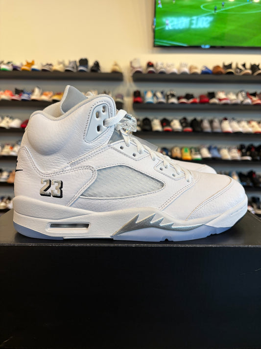 Jordan 5 White Metallic 2026 Size 10.5 Brand New