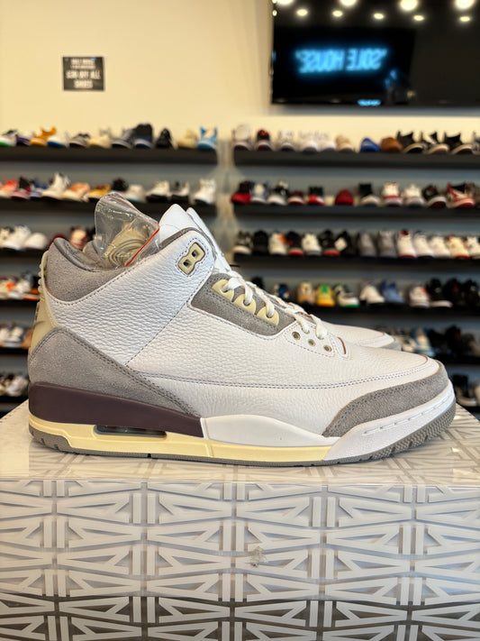 Jordan 3 A Ma Maniere White Size 10.5 (12W) Brand New