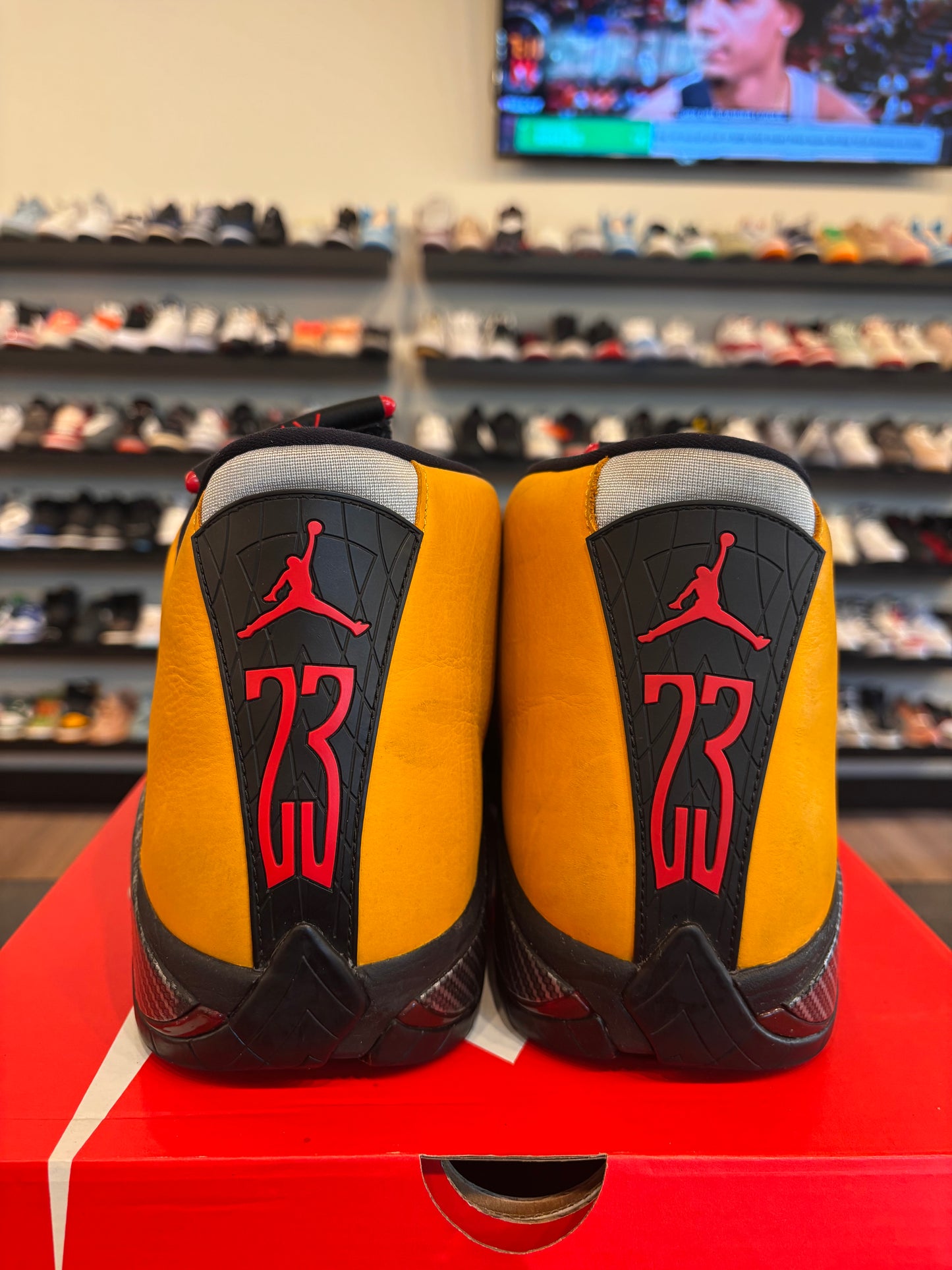 Jordan 14 Ferrari Size 15 Pre-Owned (No Box)