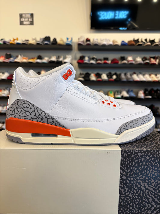 Jordan 3 Georgia Peach Size 10.5 (12W) Brand New
