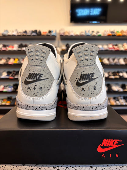 Jordan 4 White Cement Size 7Y (8.5W)