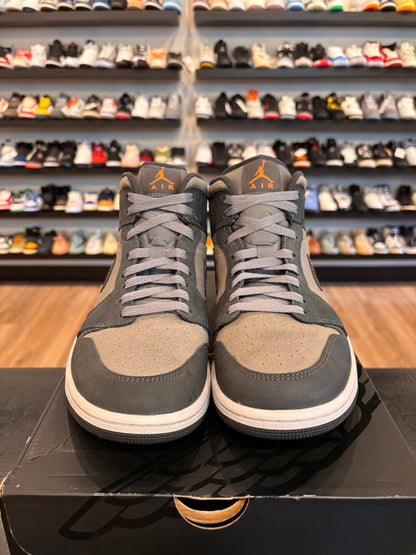 Jordan 1 Mid Grey Size 10.5 Pre-Owned