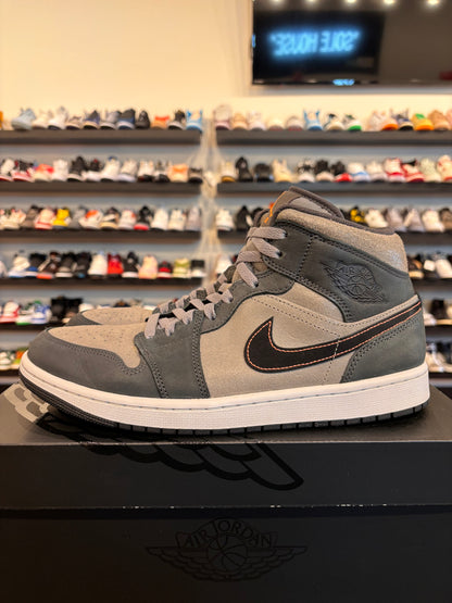 Jordan 1 Mid Grey Size 10.5 Pre-Owned