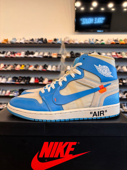 Jordan 1 Off-White UNC Size 9 Pre-Owned