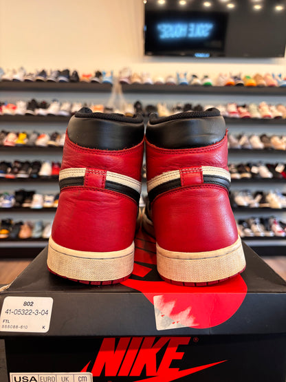 Jordan 1 Bred Toe Size 11 Pre-Owned